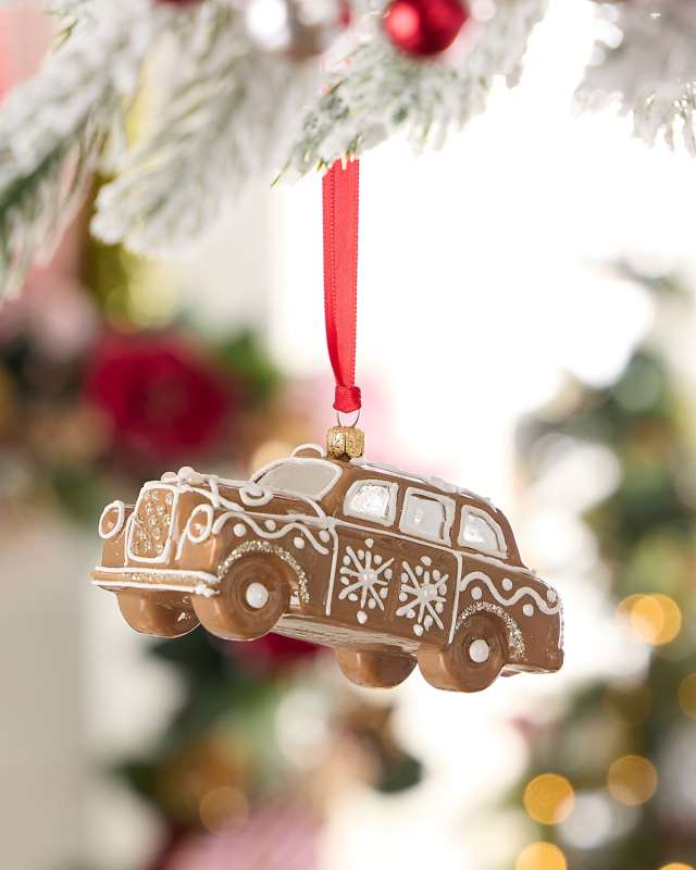 Gingerbread Car Christmas Ornament